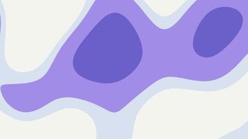 Purple shapes and white backgrounds create an abstract design video