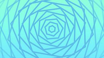 4K Abstract geometric futuristic modern tunnel colorful background for different projects. video