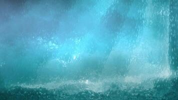 Ice wall with particle smoke background.Ice cold style background video