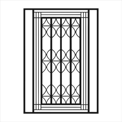 black and white art deco seamless monotone pattern