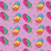 Ice cream pattern . Ice cream symbol. Wallpaper. Blank space for text. Copy space. vector