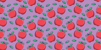 apple fruit pattern. apple fruit symbol. Wallpaper. Free space for text. Copy space. vector