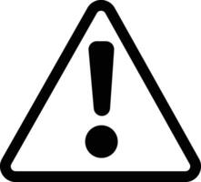 Attention Catching Icon Featuring a Bold Exclamation Mark vector