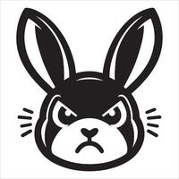 This cute rabbit graphic illustration adds a touch of whimsy and joy to any creative project or digital artwork vector