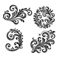 Frame ornament design in classic style vector