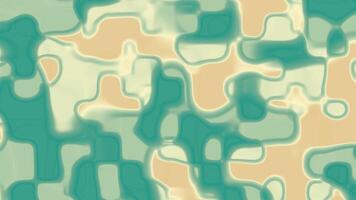 Abstract teal and beige swirling shapes, suitable for backgrounds, digital art, design projects, posters, and modern artistic concepts. video