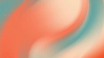 Peach teal gradient swirls with subtle texture, suitable for backgrounds, designs, branding, and abstract concepts with a soft color palette. video