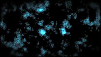 Stunning Blue Abstract Patterns Emerge Against a Dark Background in Mesmerizing Display of Colors and Shapes video
