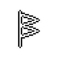 fan flag outline vector