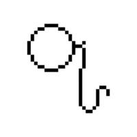 monocle pixel art vector