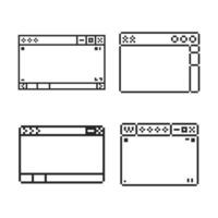 outline border frame vector