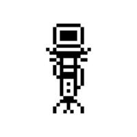 ventilator outline pixel vector