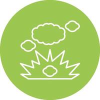 Blast Line Multi Cirlce Icon vector