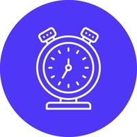 Alaram Line Multi Cirlce Icon vector