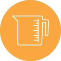 Jug Line Multi Cirlce Icon vector