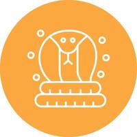 Cobra Line Multi Cirlce Icon vector