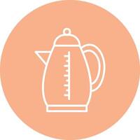 Kettle Line Multi Cirlce Icon vector