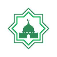 Mosque icon logo vector