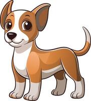 Joyful Beagle Puppy Illustration vector