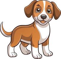 Friendly Beagle Dog Artwork vector