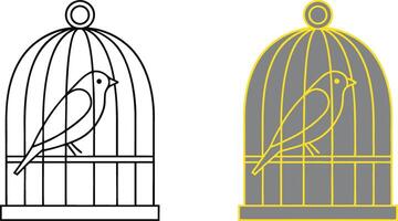 Birdcages, Birds, Captivity, Freedom, Lines, Shapes, Designs, Illustrations, Graphics, Symbols vector