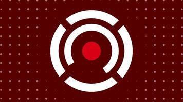Red and White Digital Tech Timer Countdown video