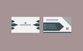 Simple and Editable Professional Visiting Card Design vector