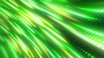 Green and yellow dot pattern with flowing effect, representing renewable energy and fresh concepts. Perfect for eco-friendly and environmental visuals background video