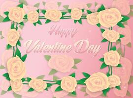 Subtle Valentine Elegance vector