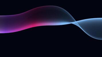 Technology Spectrum Wave Background. AI Voice Wave. Gradient Background. 4K video
