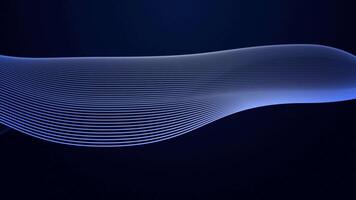 Gradient Wave Technology Background. AI Voice Spectrum. Futuristic Wave. 4K video