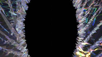Glowing Lights Background Animation With Black Copy Space video