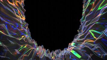 Glowing Lines Background Animation With Copy Space In The Middle video