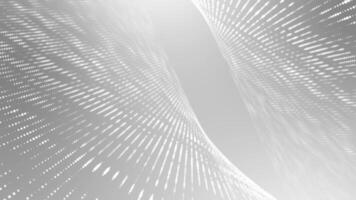white color multiple circular shapes in 3d blank space gradient design Loop-able 3d seamless background video