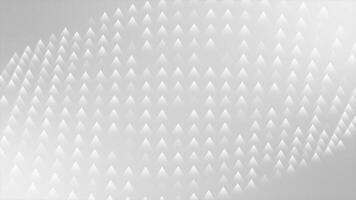 white color appearing and disappearing arrow shapes modern design loop able geometrical background video