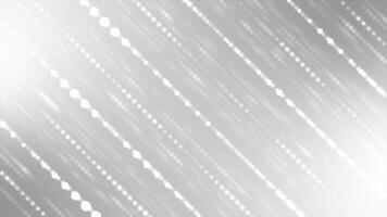 white color multiple circular shapes diagonally arranged in 3d space gradient design geometrical background video