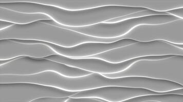 white color glowing wavy multiple lines abstract design Loop-able luxury background video