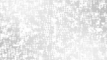 white color appearing and disappearing triangular shapes modern design loop able geometrical background video