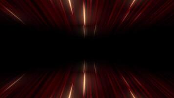 Red color 3d flowing lines with 3d empty space glowing optical flairs golden lines modern design luxury background video