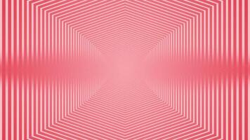 Red color 3d depth hi-tech tunnel modern design Loop-able geometrical background video