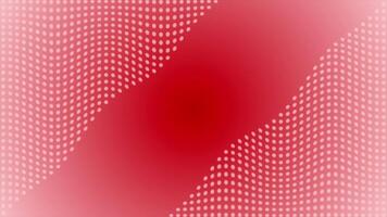 Red color diagonally moving circular dots with blank space modern design Loop-able geometrical background video