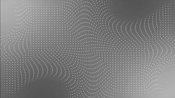 white color moving circular dots abstract design loop able dark geometrical background video