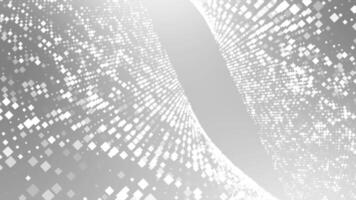 white color multiple square shapes in 3d blank space gradient design 3d loop able seamless background video