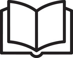 Open Book Icon Design for Publishing and Education vector