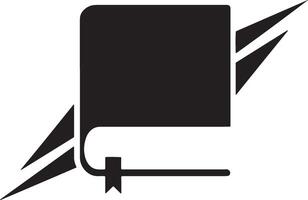 Minimalistic Closed Book Illustration for Modern Design Needs vector