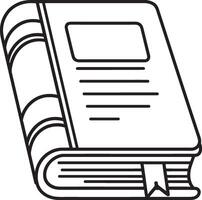 Clean Design for a Closed Book Icon vector