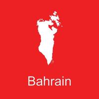 Bahrain map icon background vector
