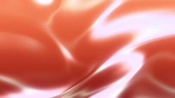 Soft Orange Flowing Background, Fluid Abstract Animation video