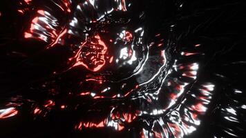Red and White Beautiful Abstract Liquid Background VJ Loop I 4K video