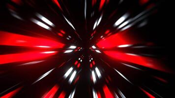Red and White Infinity Neon Abstract Tunnel Background VJ Loop I 4K video
